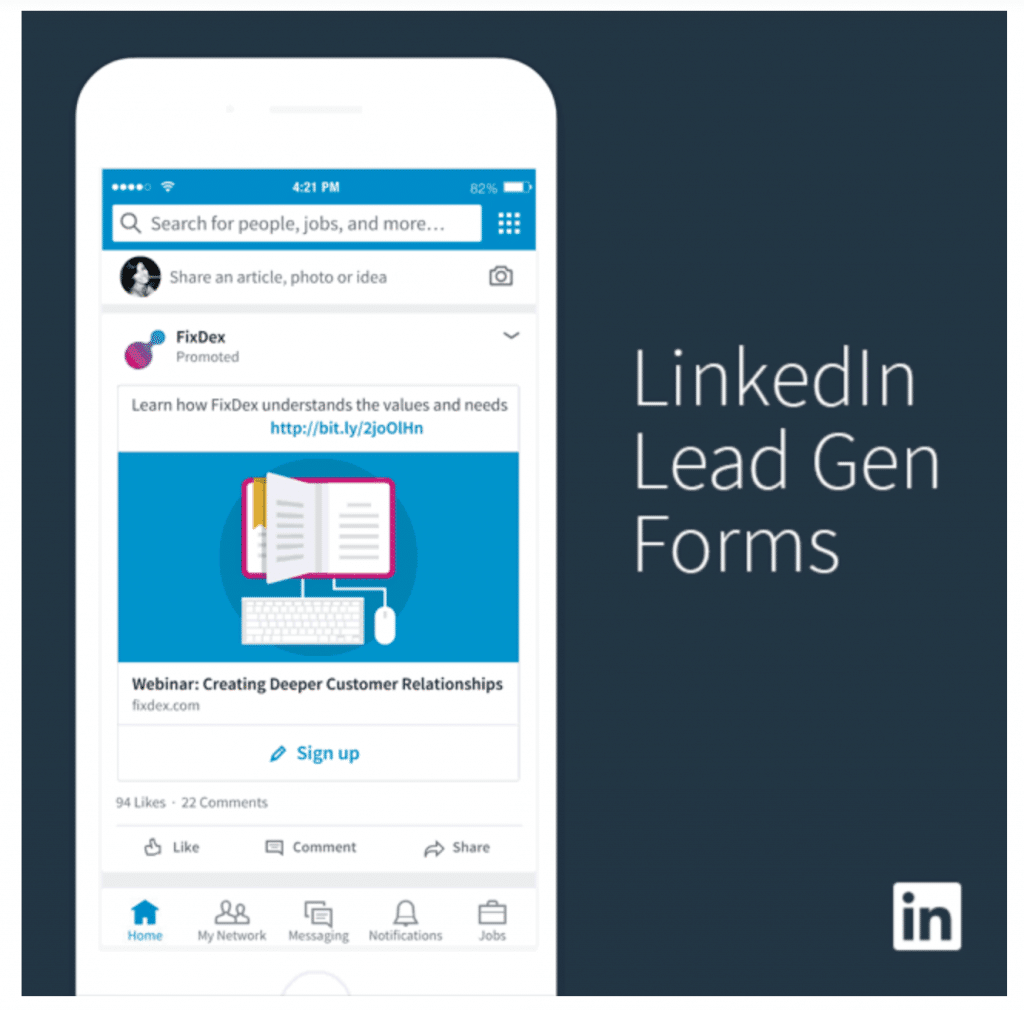 LinkedIn Ads Lead Gen Forms